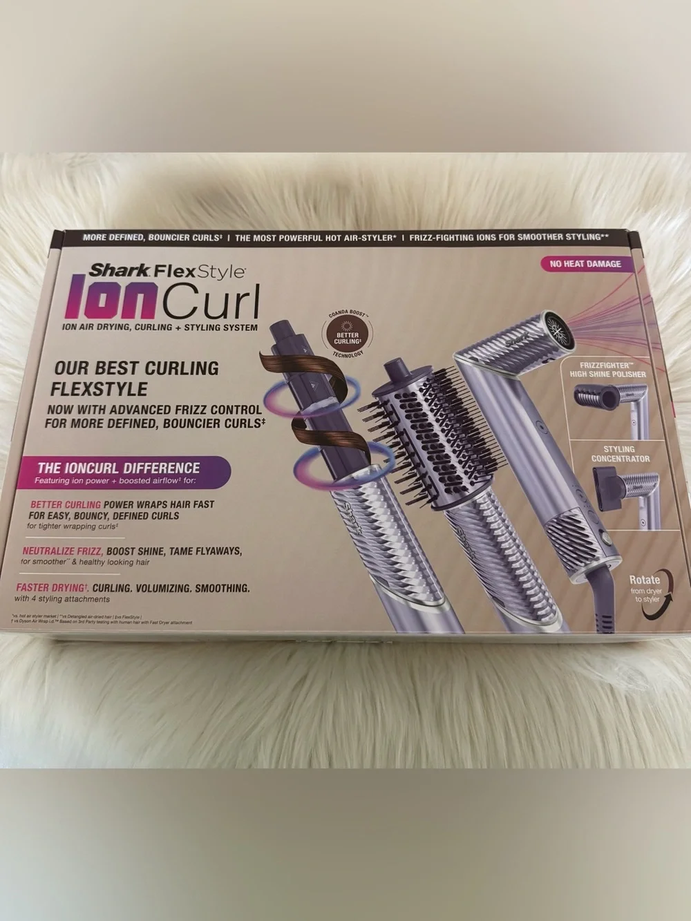 Shark Beauty Flex Style IonCurl Hair Styler in Lilac NEW